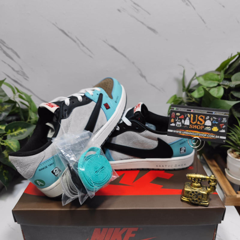 Tênis Air Jordan 1 Low Travis Scott X Jackboys E30