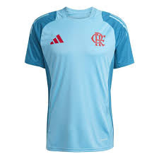 Manto de Treino Flamengo 2025 Azul Claro – Adidas