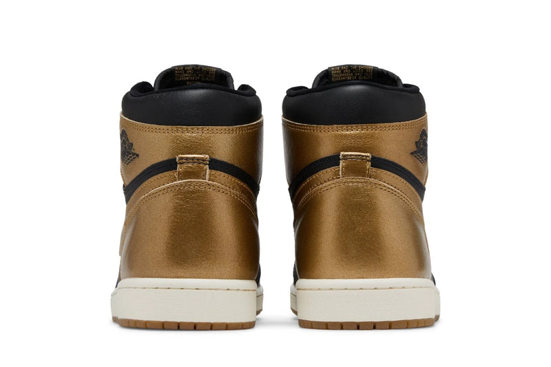 Tênis Air Jordan 1 High Og Black Metallic Gold Preto