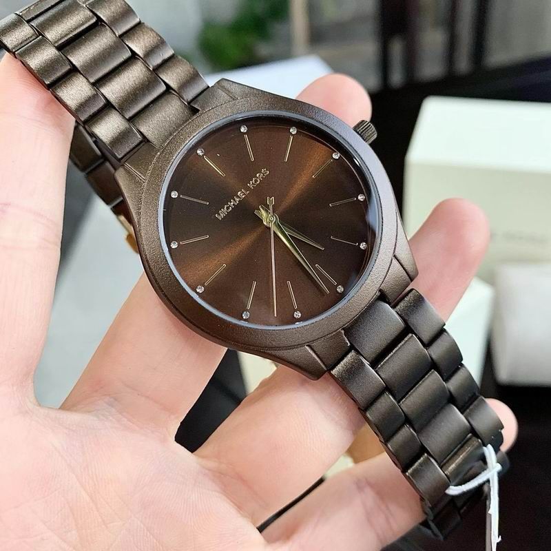 Relógio Michael Kors Slim Runway Brown Unissex MK4508