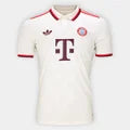 Camisa Bayern de Munique Third 24/25 s/n° Torcedor Adidas Masculina - Branco+Vermelho