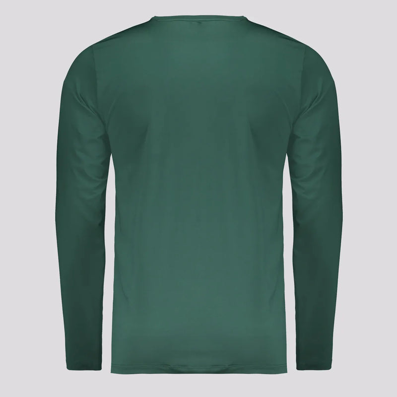 Camisa Palmeiras Brave II UV Manga Longa Infantil Verde