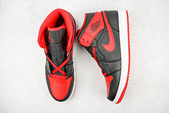 Air Jordan 1 Mid Red Black White