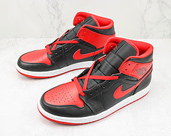 Air Jordan 1 Mid Red Black White