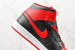 Air Jordan 1 Mid Red Black White
